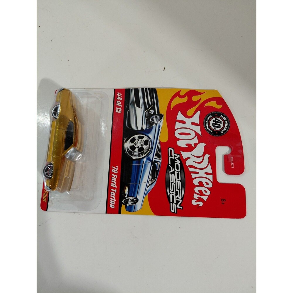 NIP Hot Wheels Modern Classics 1:64 Die Cast 1970 Ford Gran Torino Muscle Car - Picture 4 of 5